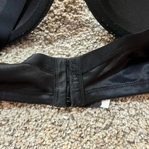 Cacique Bra Full Coverage Black Smooth Underwire Lane Bryant Push Up 40DD - Picture 5 of 9